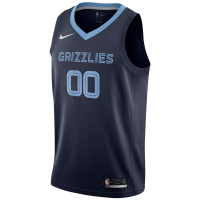 Memphis Grizzlies Nike 2020 21 Swingman Custom Jersey Icon Edition Navy
