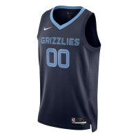 Memphis Grizzlies Nike Unisex Swingman Custom Jersey Navy Icon Edition