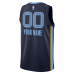 Memphis Grizzlies Nike Unisex Swingman Custom Jersey Navy Icon Edition