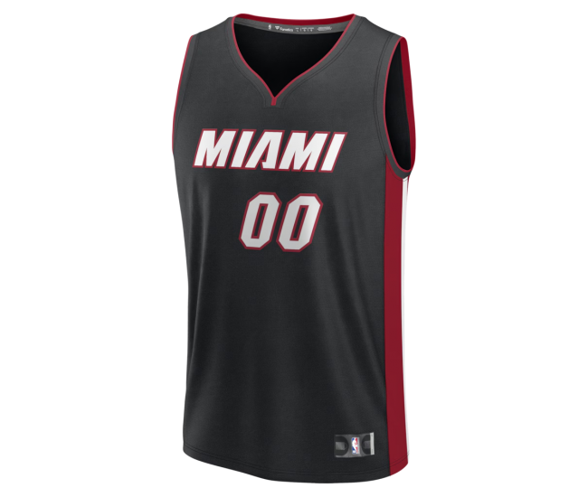 Miami Heat Fanatics Fast Break Custom Jersey Icon Edition Black