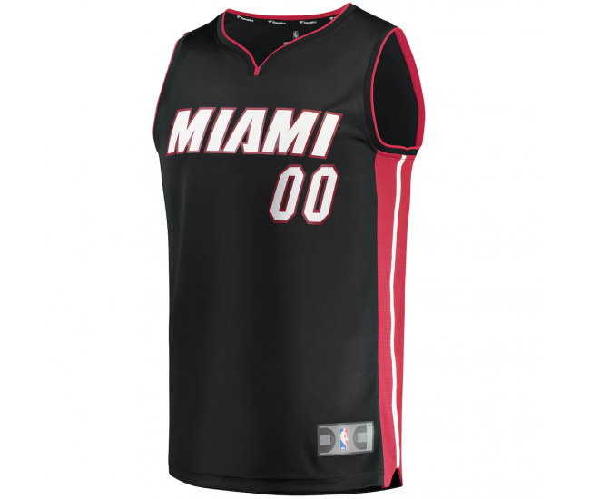 Miami Heat Fanatics Fast Break Custom Replica Jersey Black Icon Edition