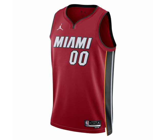 Miami Heat Jordan Brand Unisex 2022 23 Swingman Custom Jersey Statement Edition Red