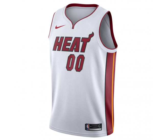 Miami Heat Nike 2020 21 Swingman Custom Jersey Association Edition White