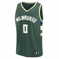 Brayden Burries Milwaukee Bucks Fanatics 2026 NBA Draft First Round Pick Fast Break Jersey Icon Edition Green