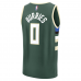 Brayden Burries Milwaukee Bucks Fanatics 2026 NBA Draft First Round Pick Fast Break Jersey Icon Edition Green