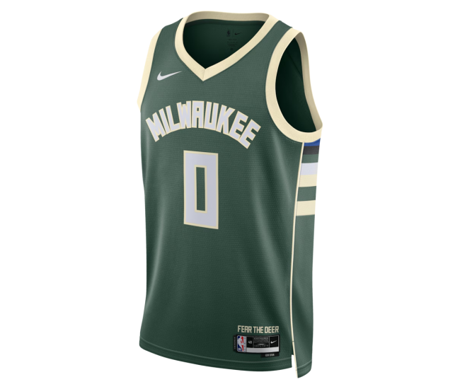 Brayden Burries Milwaukee Bucks Nike Unisex Swingman Jersey Icon Edition Hunter Green