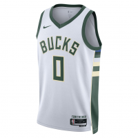 Damian Lillard Milwaukee Bucks Nike Unisex Fear The Deer Swingman Player Jersey Association Edition White
