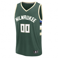 Milwaukee Bucks Fanatics Fast Break Custom Jersey Icon Edition Green