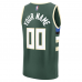 Milwaukee Bucks Fanatics Fast Break Custom Jersey Icon Edition Green