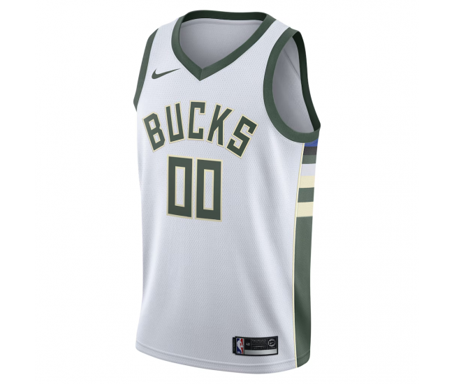 Milwaukee Bucks Nike 2020 21 Swingman Custom Jersey Association Edition White
