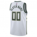 Milwaukee Bucks Nike 2020 21 Swingman Custom Jersey Association Edition White