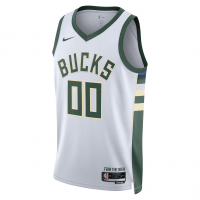 Milwaukee Bucks Nike Unisex Swingman Custom Jersey White Association Edition