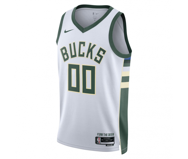 Milwaukee Bucks Nike Unisex Swingman Custom Jersey White Association Edition