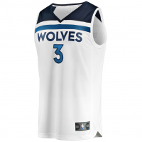 Jaden McDaniels Minnesota Timberwolves Fanatics Fast Break Replica Player Jersey Association Edition White