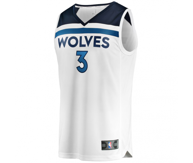 Jaden McDaniels Minnesota Timberwolves Fanatics Fast Break Replica Player Jersey Association Edition White