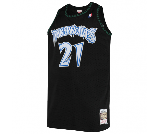 Kevin Garnett Minnesota Timberwolves Mitchell Ness 1997 98 Big Tall Hardwood Classics Swingman Jersey Black