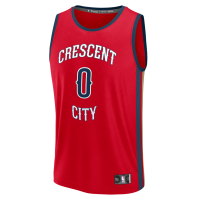 Jeremiah Fears New Orleans Pelicans Fanatics Fast Break Replica Player Jersey Statement Edition Red