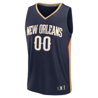 New Orleans Pelicans Fanatics Fast Break Custom Jersey Icon Edition Navy