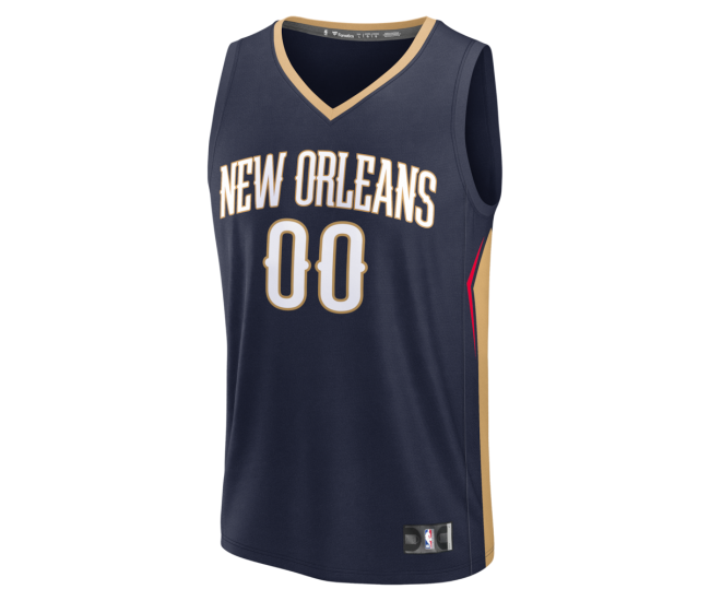 New Orleans Pelicans Fanatics Fast Break Custom Jersey Icon Edition Navy