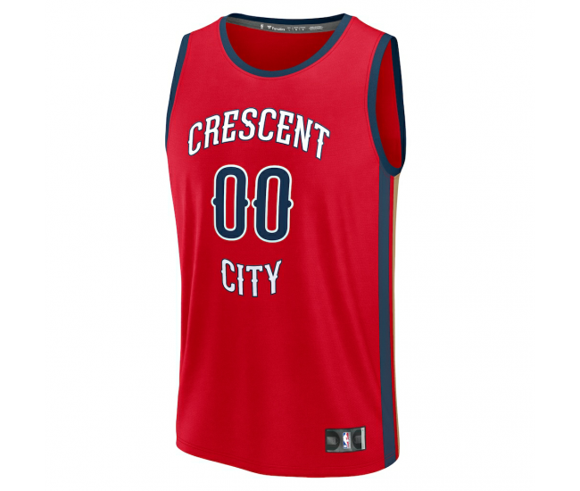 New Orleans Pelicans Fanatics Fast Break Custom Jersey Statement Edition Red