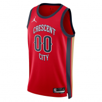 New Orleans Pelicans Jordan Brand Unisex Swingman Custom Jersey Red Statement Edition