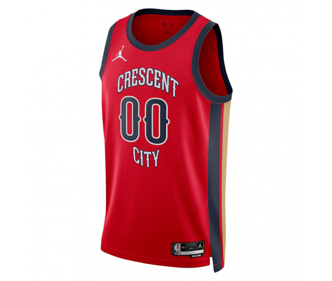 New Orleans Pelicans Jordan Brand Unisex Swingman Custom Jersey Red Statement Edition