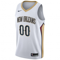 New Orleans Pelicans Nike 2020 21 Swingman Custom Jersey Association Edition White