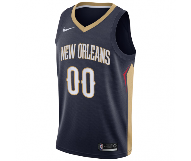 New Orleans Pelicans Nike Swingman Custom Jersey Navy Icon Edition