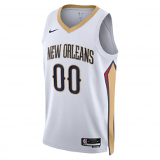 New Orleans Pelicans Nike Unisex Swingman Custom Jersey White Association Edition New Orleans Pelicans Nike Unisex Swingman Custom Jersey White Association Edition