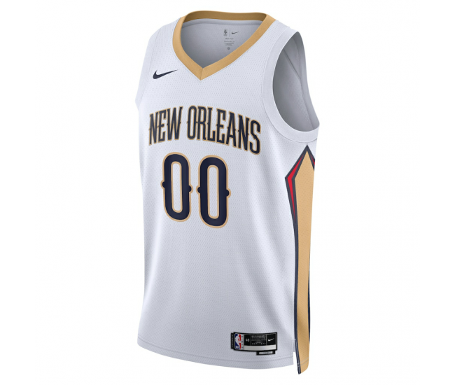 New Orleans Pelicans Nike Unisex Swingman Custom Jersey White Association Edition