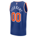 New York Knicks Fanatics 2026 NBA Finals Champions Fast Break Custom Jersey Icon Edition Blue