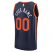 New York Knicks Fanatics Fast Break Custom Jersey Statement Edition Navy