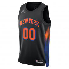 New York Knicks Jordan Brand Unisex Swingman Custom Jersey Statement Edition Black New York Knicks Jordan Brand Unisex Swingman Custom Jersey Statement Edition Black
