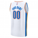 Oklahoma City Thunder Fanatics Fast Break Custom Jersey Association Edition White