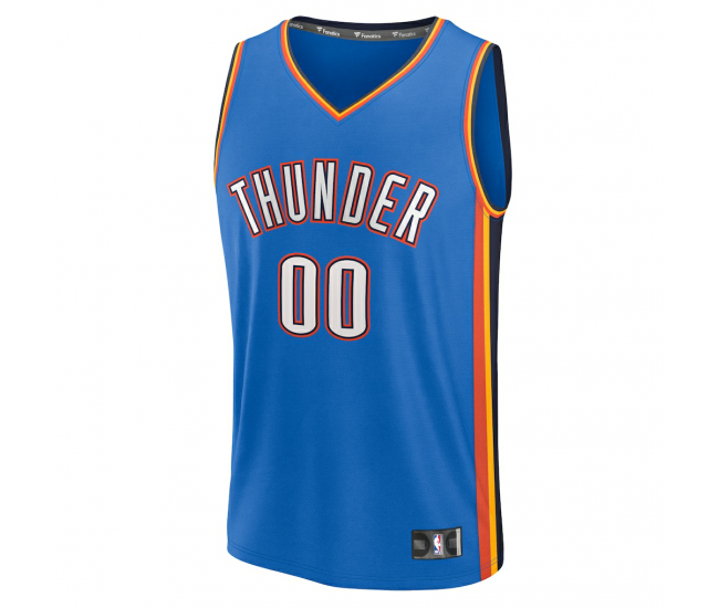Oklahoma City Thunder Fanatics Fast Break Custom Jersey Icon Edition Blue