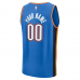 Oklahoma City Thunder Fanatics Fast Break Custom Jersey Icon Edition Blue