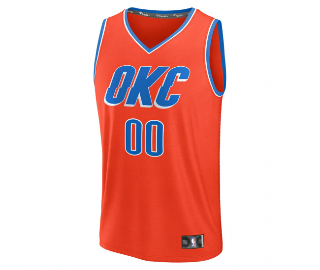 Oklahoma City Thunder Fanatics Fast Break Custom Jersey Statement Edition Orange