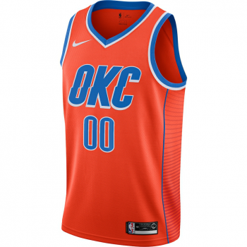 Oklahoma City Thunder Jordan Brand Swingman Custom Jersey Statement Edition Orange