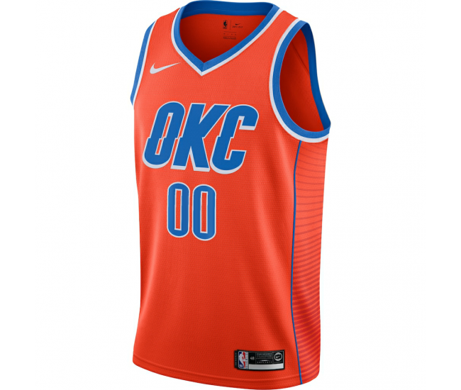 Oklahoma City Thunder Jordan Brand Swingman Custom Jersey Statement Edition Orange