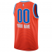 Oklahoma City Thunder Jordan Brand Unisex 2022 23 Swingman Custom Jersey Statement Edition Orange