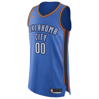 Oklahoma City Thunder Nike Authentic Custom Jersey Blue Icon Edition
