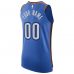 Oklahoma City Thunder Nike Authentic Custom Jersey Blue Icon Edition