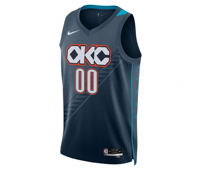 Oklahoma City Thunder Nike Unisex 2025 26 City Edition Swingman Custom Jersey Blue