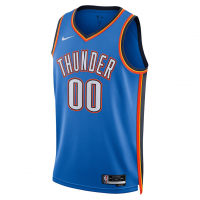 Oklahoma City Thunder Nike Unisex Swingman Custom Jersey Blue Icon Edition