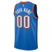 Oklahoma City Thunder Nike Unisex Swingman Custom Jersey Blue Icon Edition