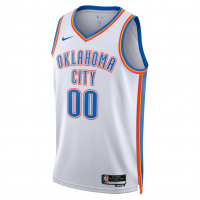 Oklahoma City Thunder Nike Unisex Swingman Custom Jersey White Association Edition