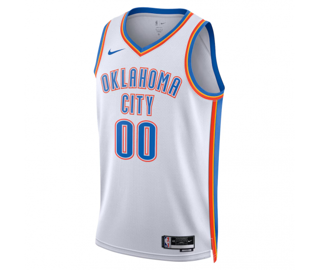 Oklahoma City Thunder Nike Unisex Swingman Custom Jersey White Association Edition