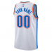 Oklahoma City Thunder Nike Unisex Swingman Custom Jersey White Association Edition
