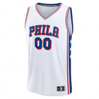 Philadelphia 76ers Fanatics Fast Break Custom Jersey Association Edition White