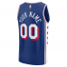 Philadelphia 76ers Fanatics Fast Break Custom Jersey Icon Edition Blue